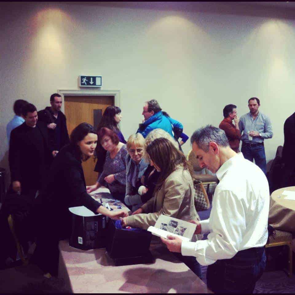 Naked Divorce addresses a group of entrepreneurs in Holborn