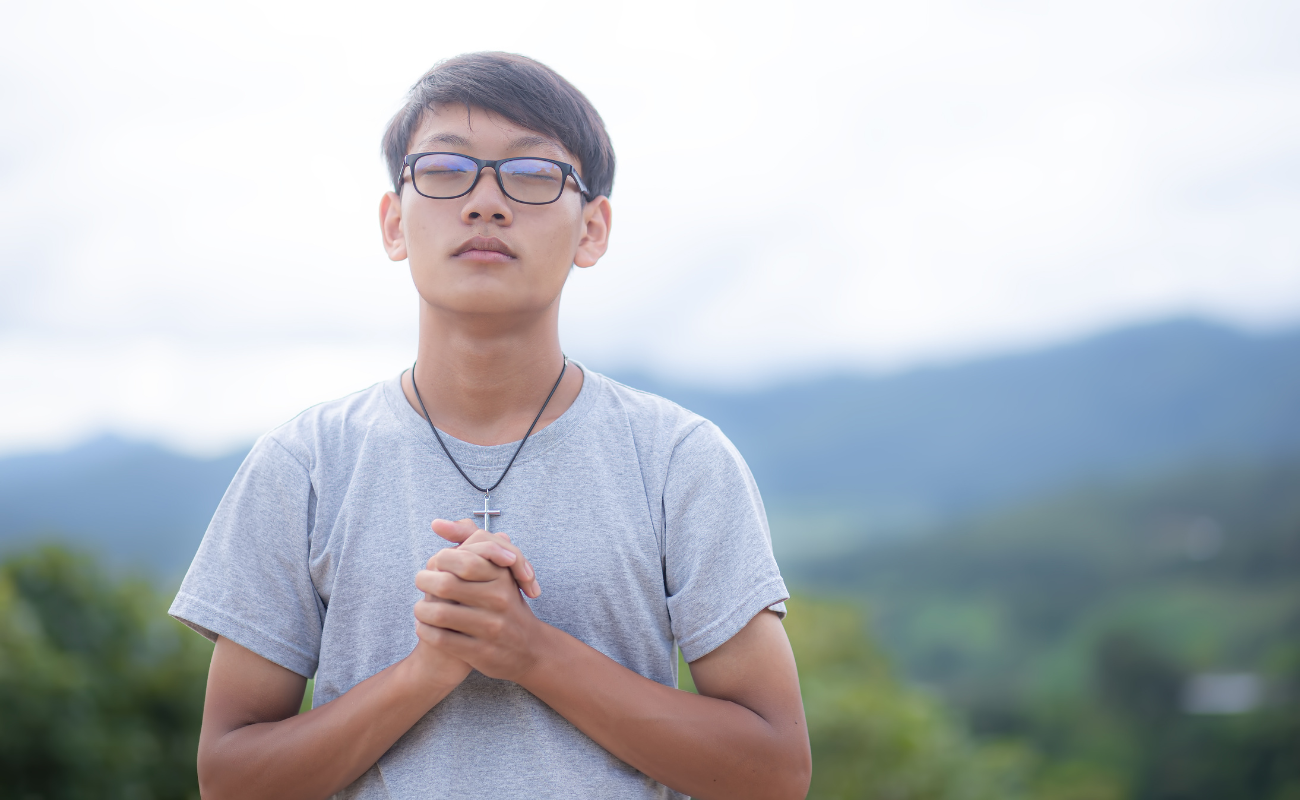 A person finding solace in healthy coping mechanisms after divorce.